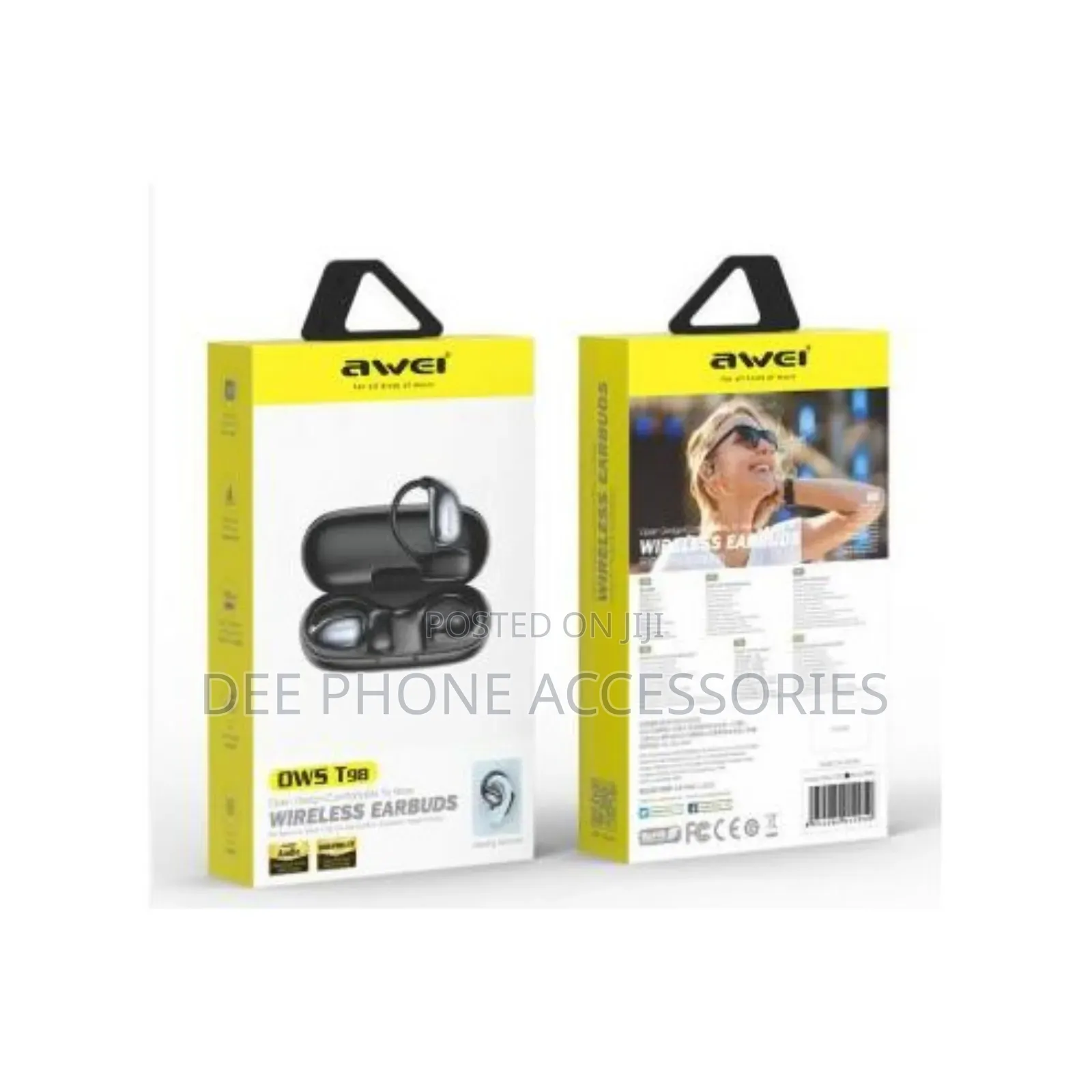 Awei T98 True Wireless Earhook ,