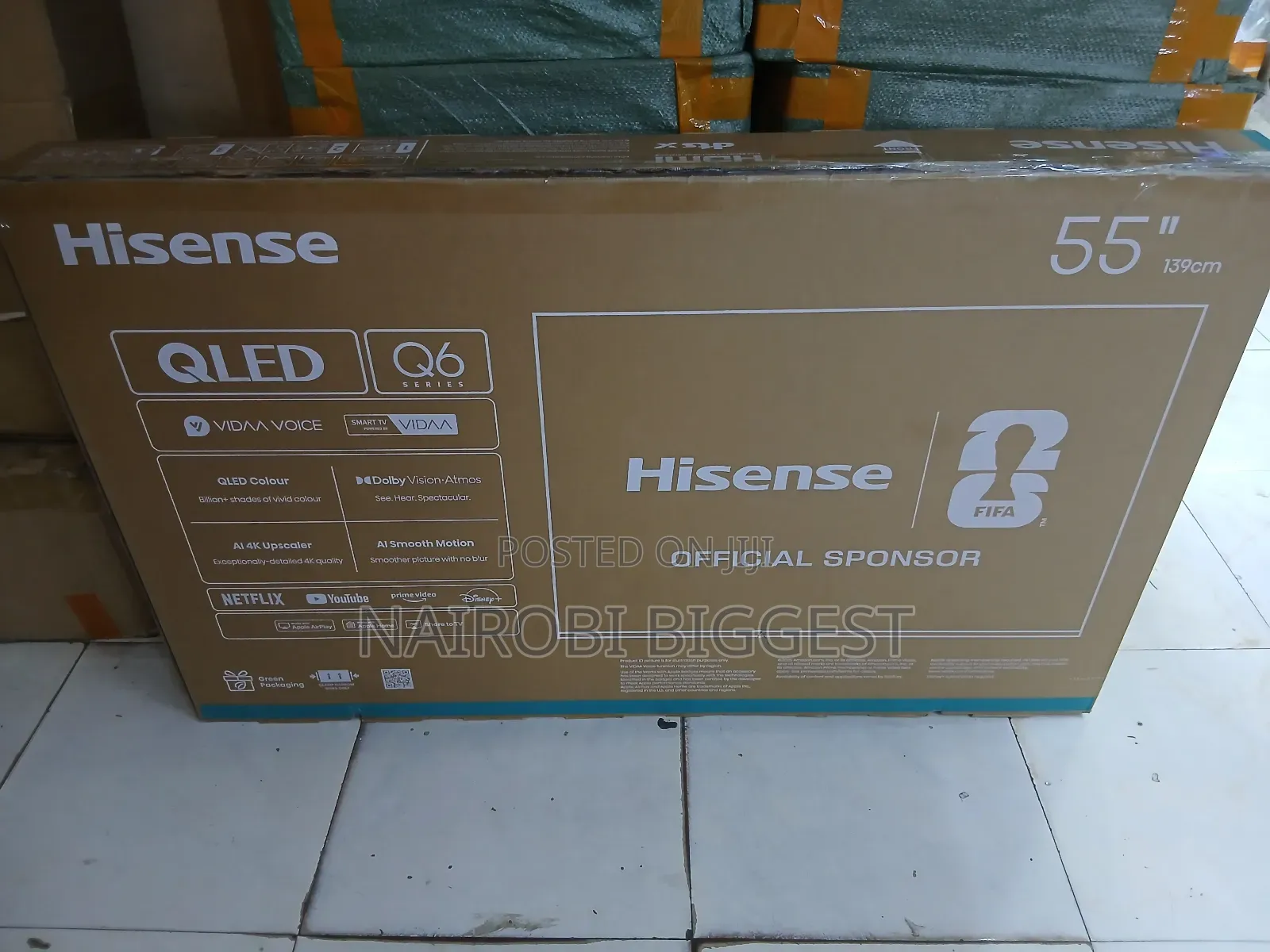 Hisense 55" Qled Smart Q6 Television