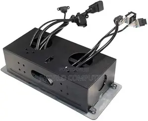 Table Top Metal Pop-Up Box - Black/ Silver