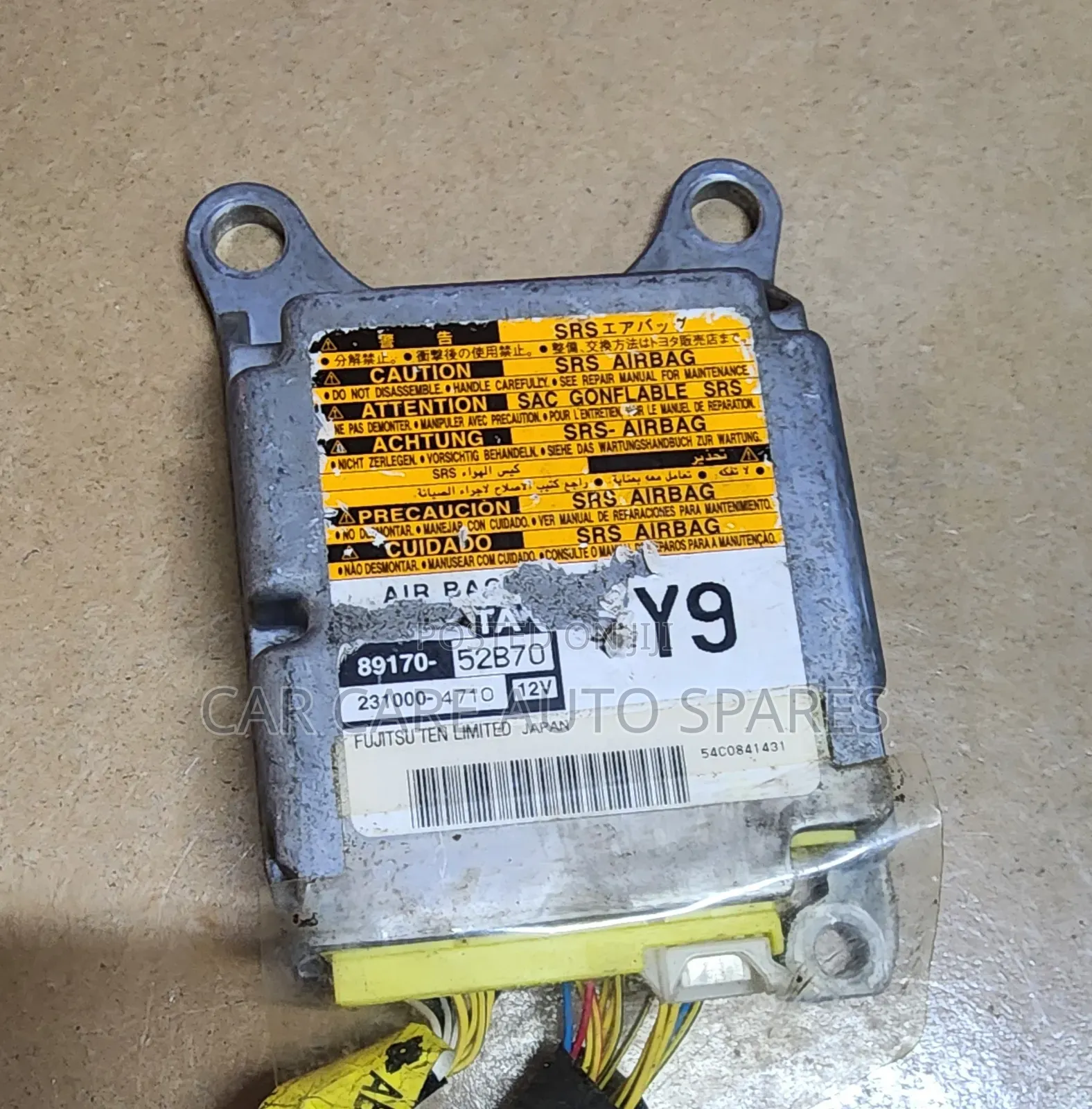 Air Bag Computer Toyota Vitz