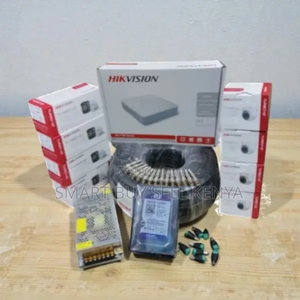 Easy Installation 8 Hikvision 1080p Full Hd 2mp CCTV Cameras Full Kit