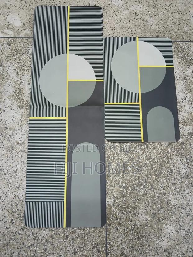 2-Piece Kitchen Mats | Super Non-Slip Rubber Backing