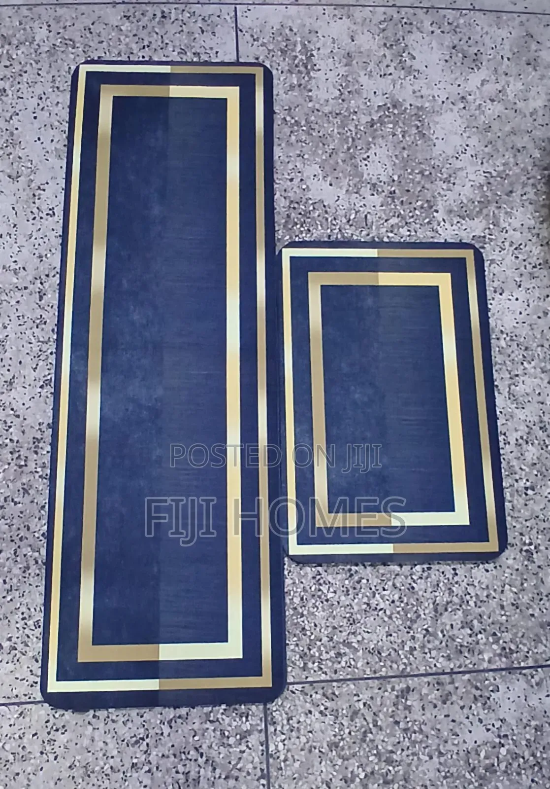 2-Piece Kitchen Mats | Super Non-Slip Rubber Backing