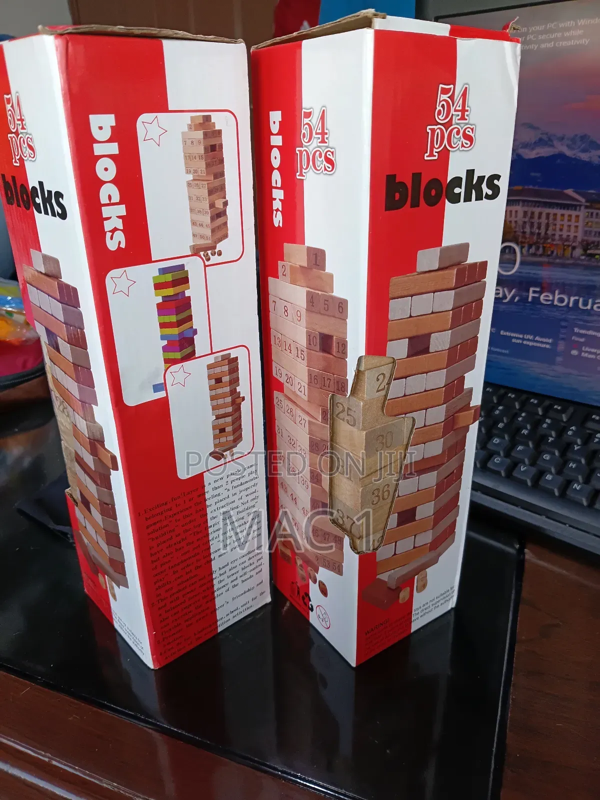 Jenga Block for Adults 54pcs