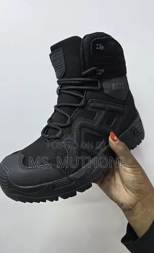 Black High Cut Tactical Military Boots