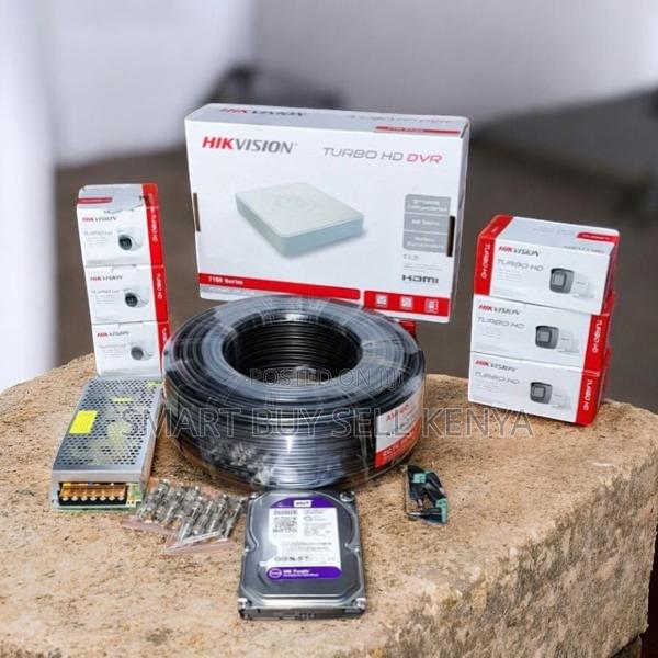 Hikvision 6 1080p 2mp Remote View CCTV Cameras Full System Kit - main view