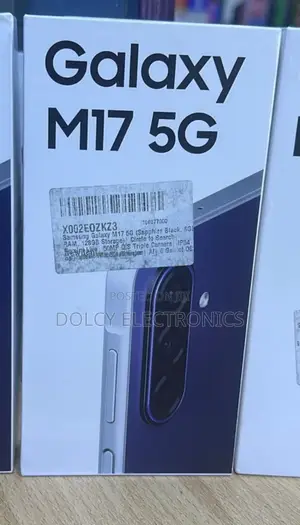 New Samsung Galaxy M17 5G 128 GB Black