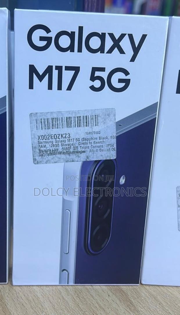 New Samsung Galaxy M17 5G 128 GB Black