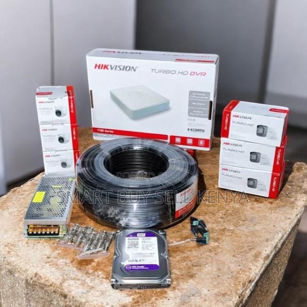 Hikvision 6 1080p 2mp Motion Detect CCTV Cameras Full System Kit