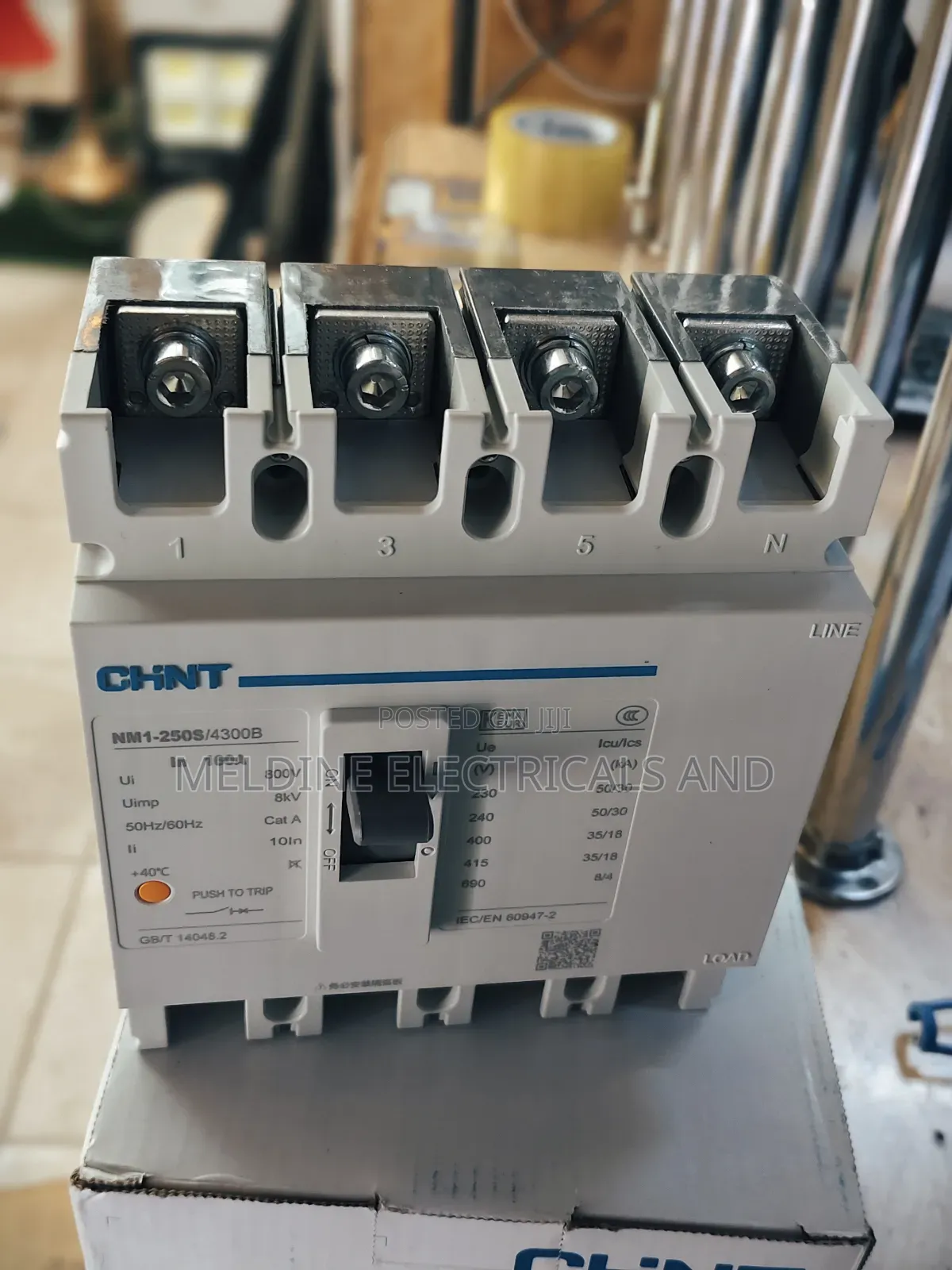 Chint 160a Mccb 4pole