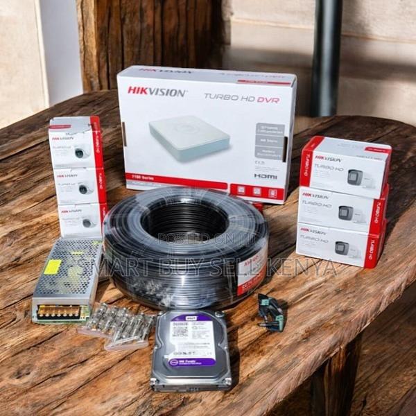 Hikvision 6 1080p 2mp Smart Monitoring CCTV Cameras Full System Kit