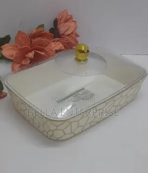 Transparent Fruit Serving Tray Availablematerial: Melamine With Lid