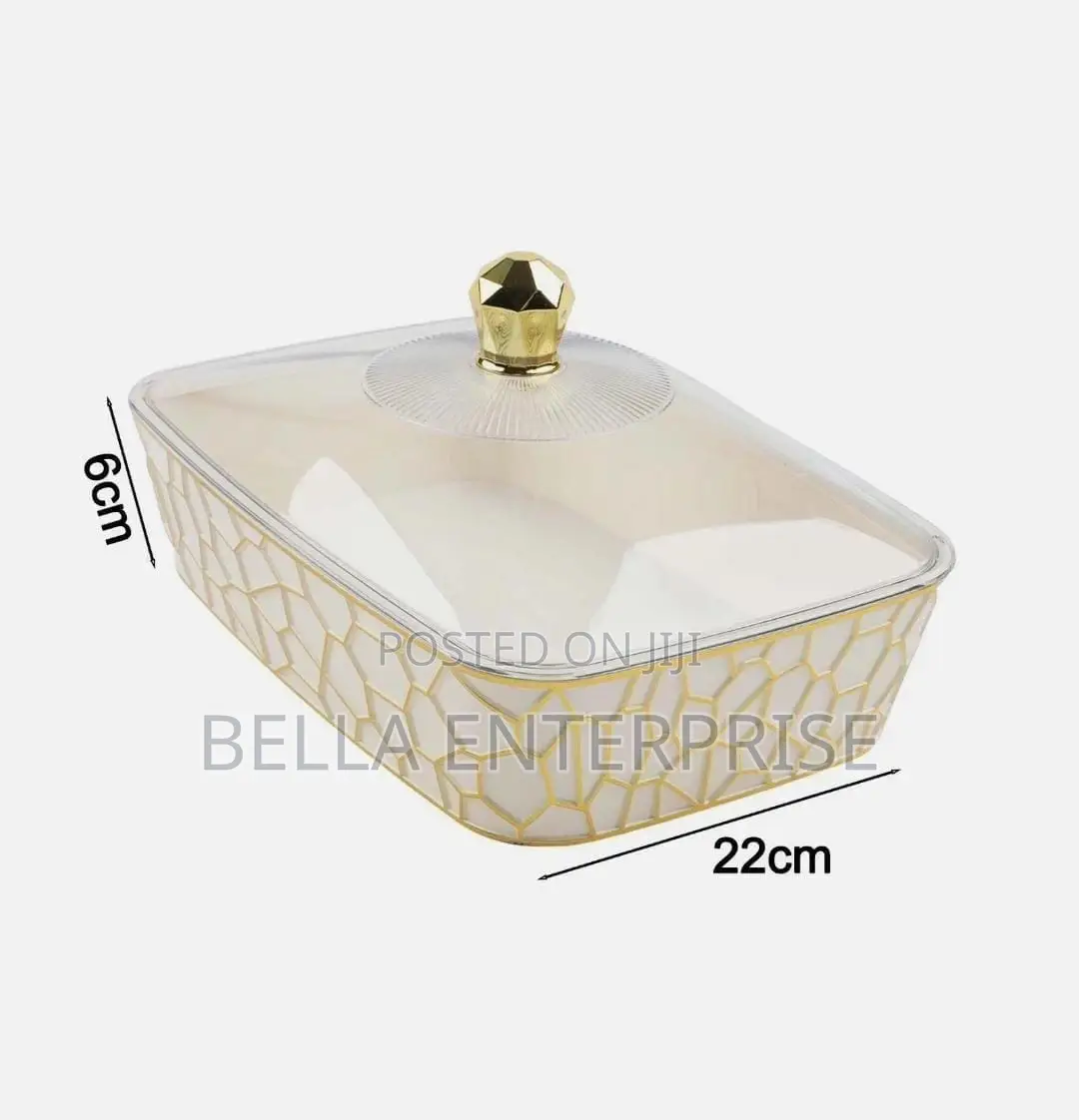 Transparent Fruit Serving Tray Availablematerial: Melamine With Lid
