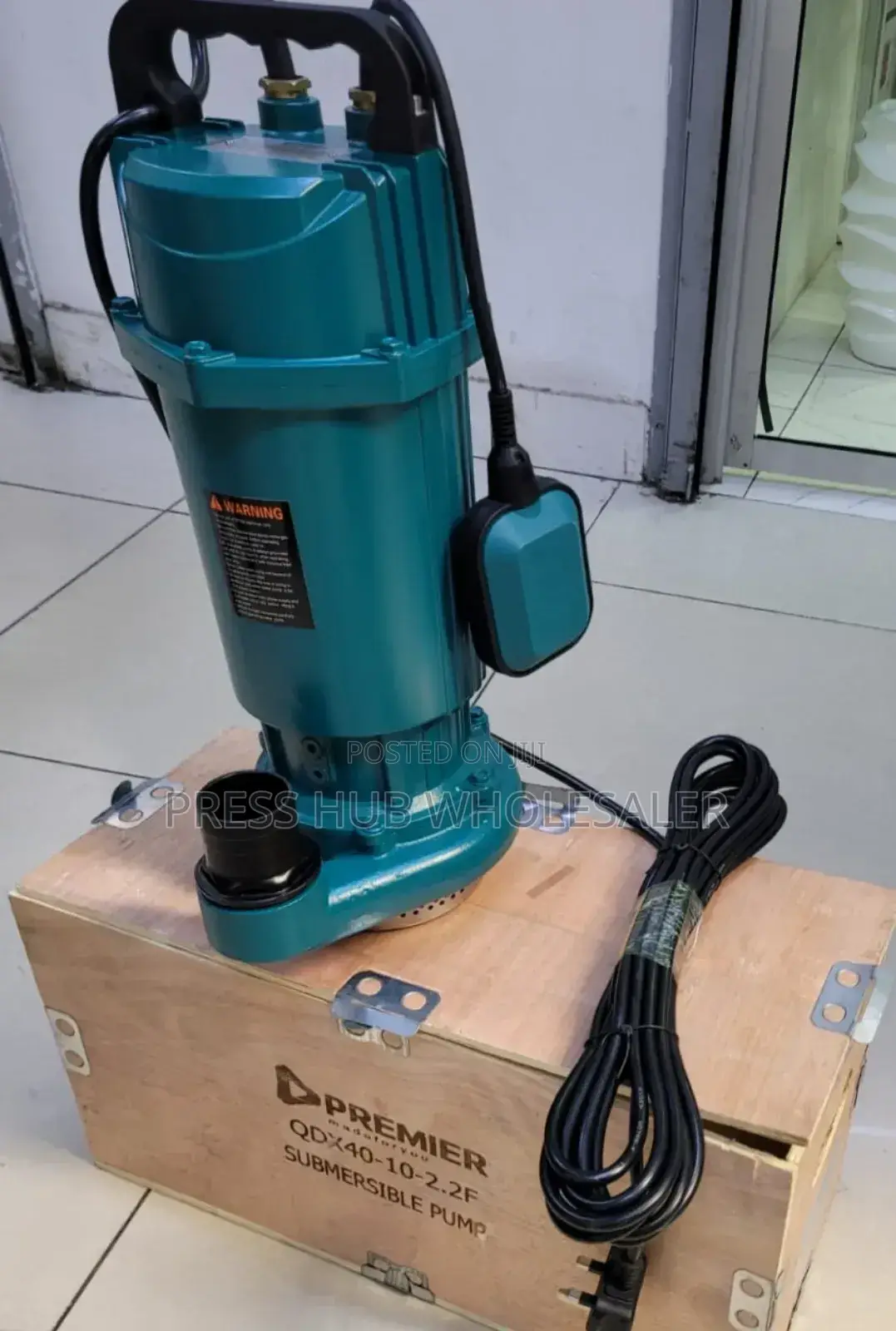 Premier Qdx40-10-2.2f Submersible Pump." 
