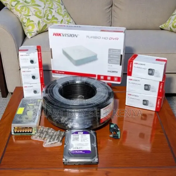 Hikvision 6 1080p 2mp Stable Video CCTV Cameras Full System Kit