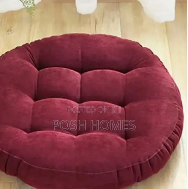 Round Button Floor Pillows
