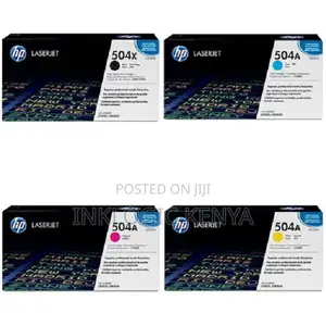 Hp 504a Original Colour and Black Toners