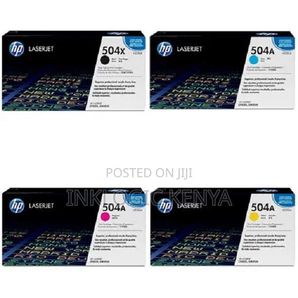 Hp 504a Original Colour and Black Toners