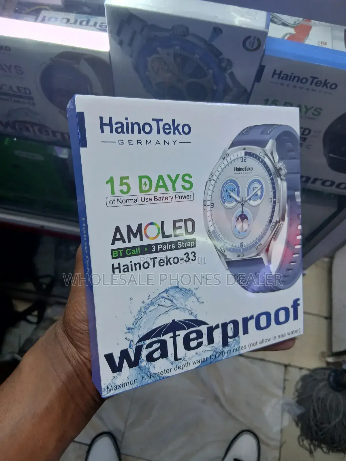 Haino Teko - 33 Smartwatch, Bluetooth Calling & Amoled Screen
