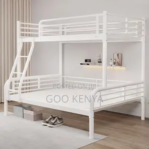 Home Bed; Sturdy Steel Twin Bed For Children And Youth
