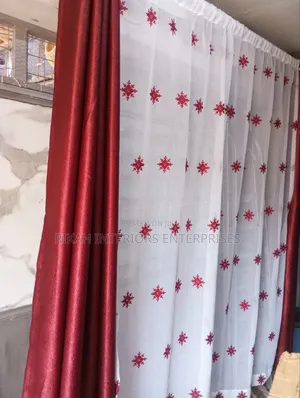 Maroon Curtains