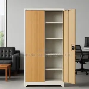 Office Cabinet; Brown Full Metallic Office Cabinet