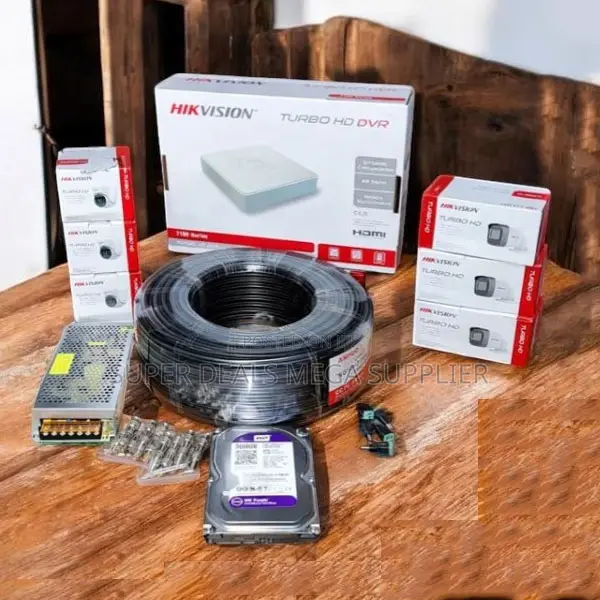 Hikvision 6 1080p Hd 2mp Home Security CCTV Cameras Full System Kit