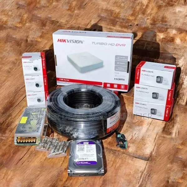Hikvision 6 1080p Hd 2mp Smart Security CCTV Cameras Full System Kit