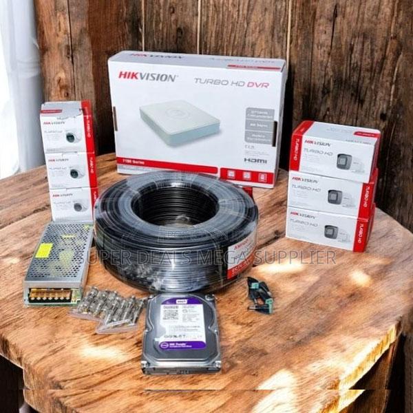 Multi User Access Hikvision 6 1080p 2mp CCTV Cameras Full System Kit - main view