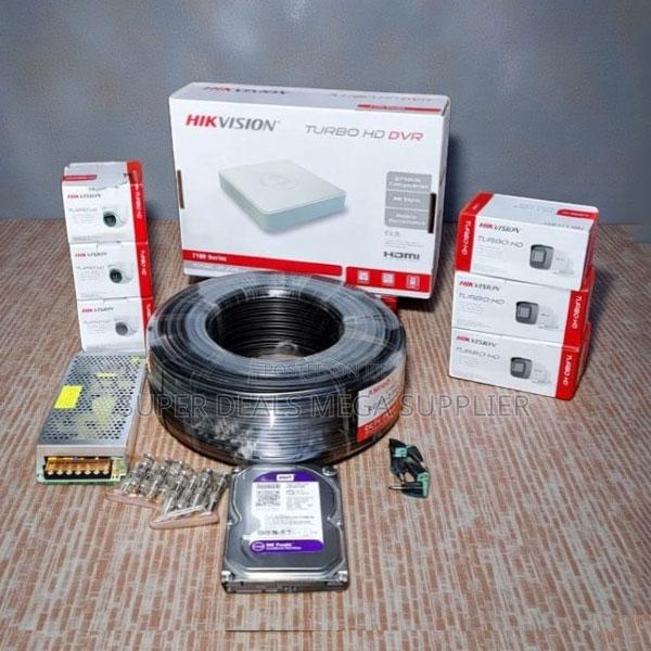 Auto Tracking Support Hikvision 6 1080p CCTV Cameras Full System Kit - main view