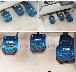 3pc Nonslip Car Pedal Manual Padpads in Blue