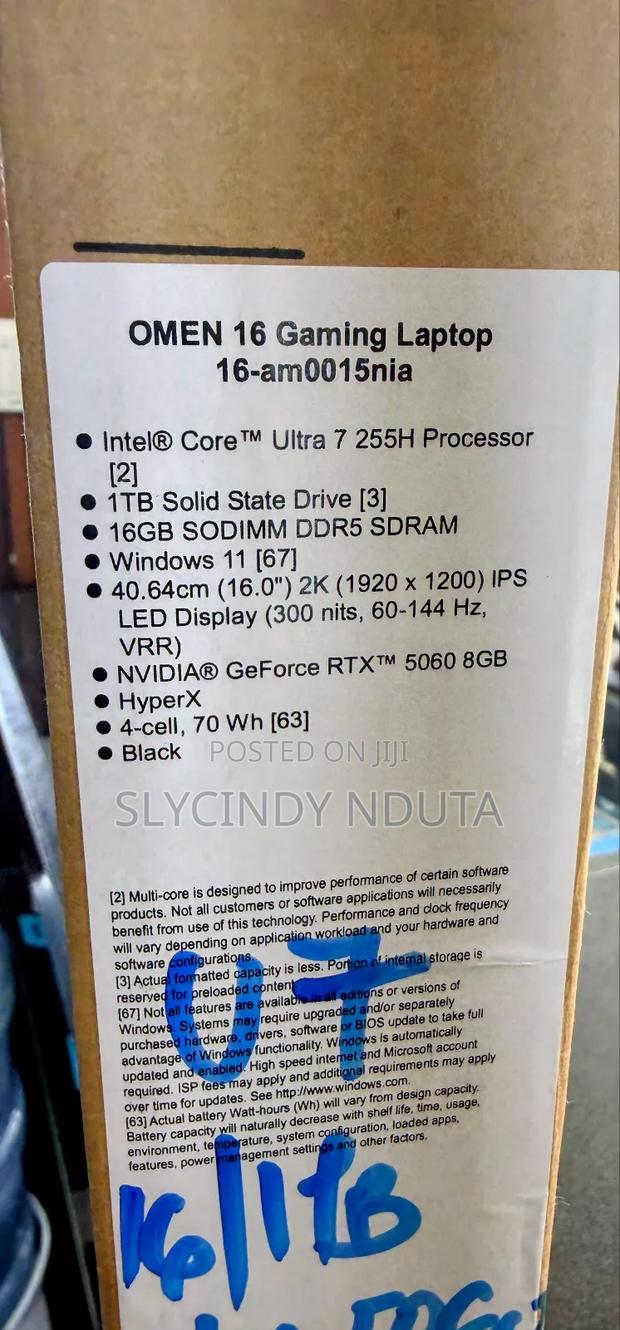 New Laptop HP 16GB Intel Core Ultra 7 SSD 1T - thumbnail 3
