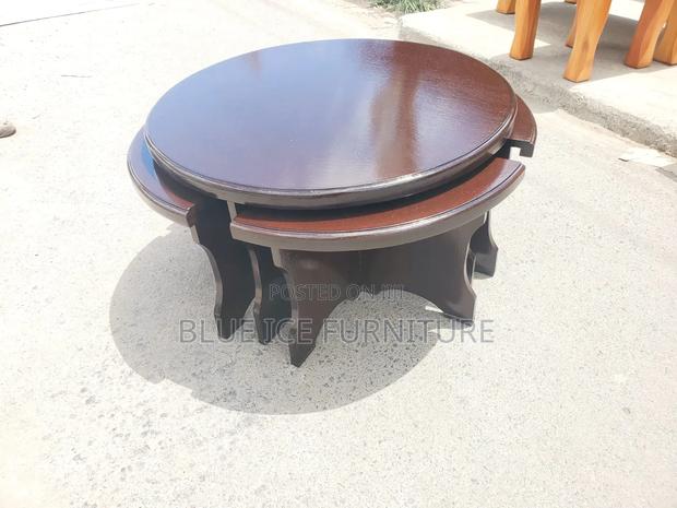 Modern Mahogany Home Table - main view