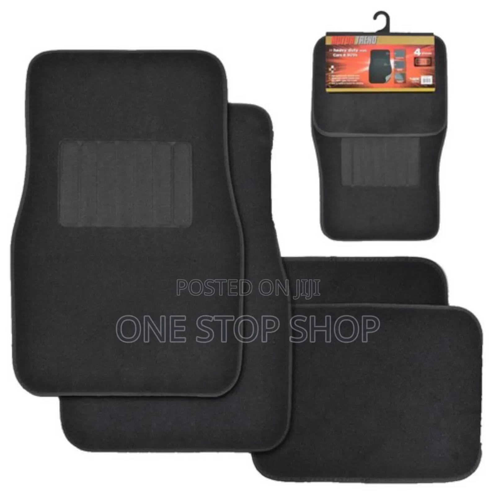 5pc Car Wollen Durable Antslip Backing Floor Mats