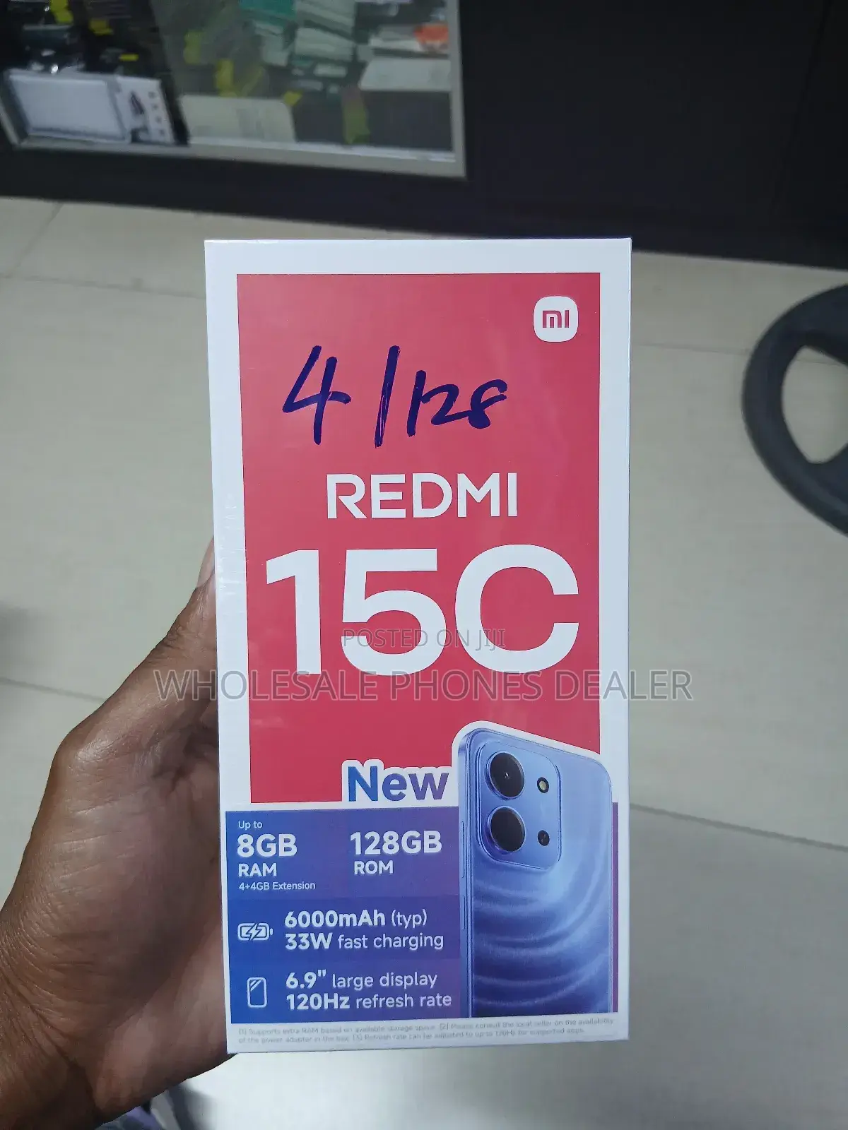 New Xiaomi Redmi 15C 4G 128 GB Black