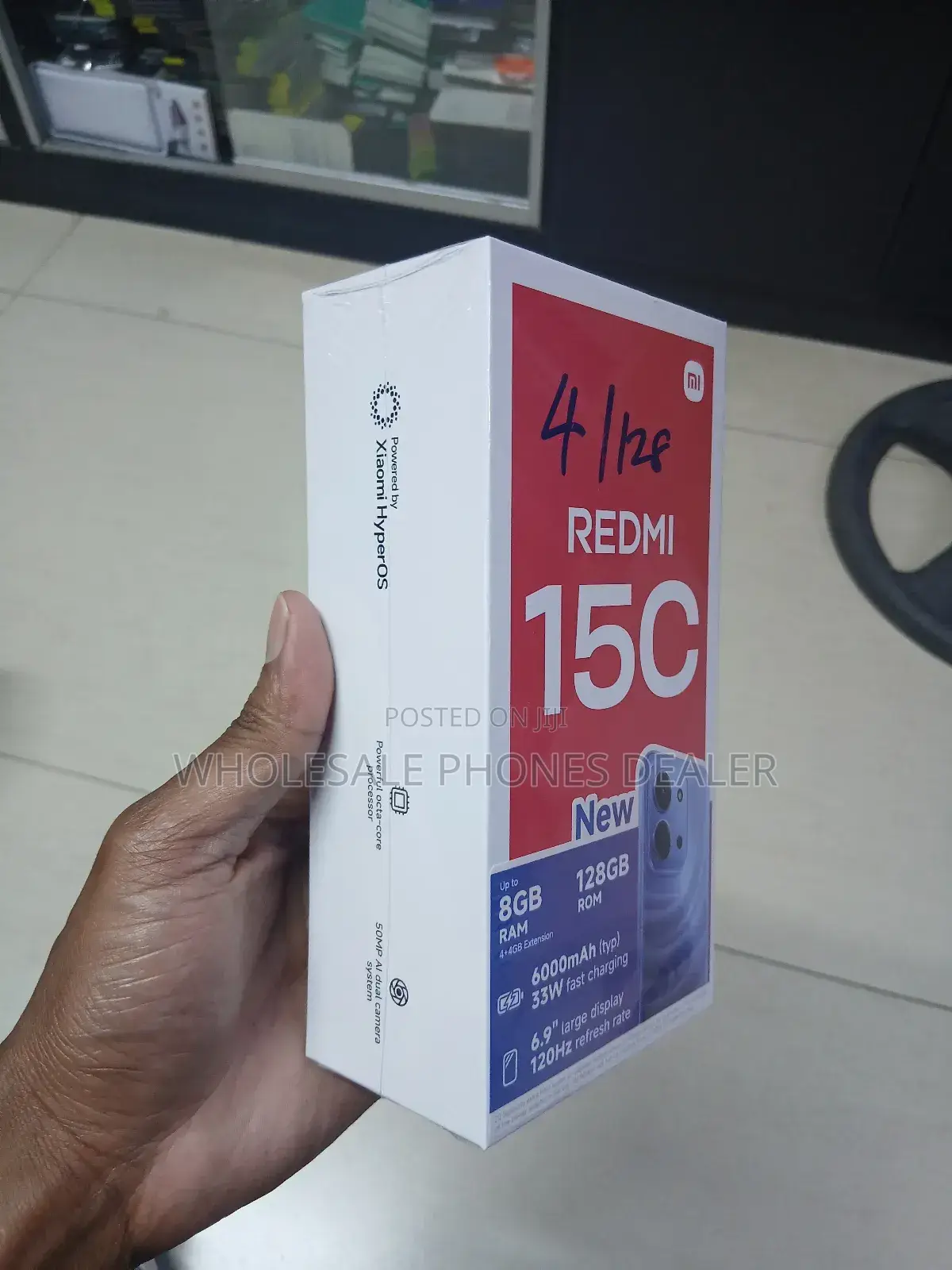 New Xiaomi Redmi 15C 4G 128 GB Black