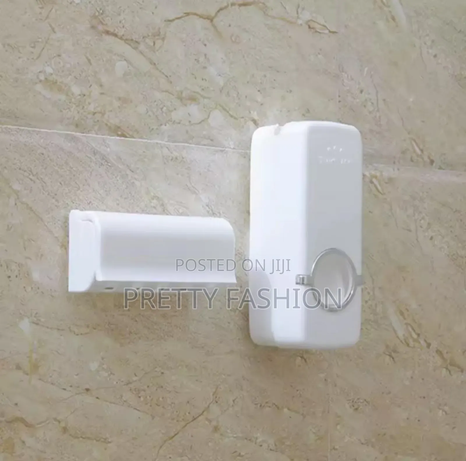 Toothpaste Dispenser and Toothbrush Holder