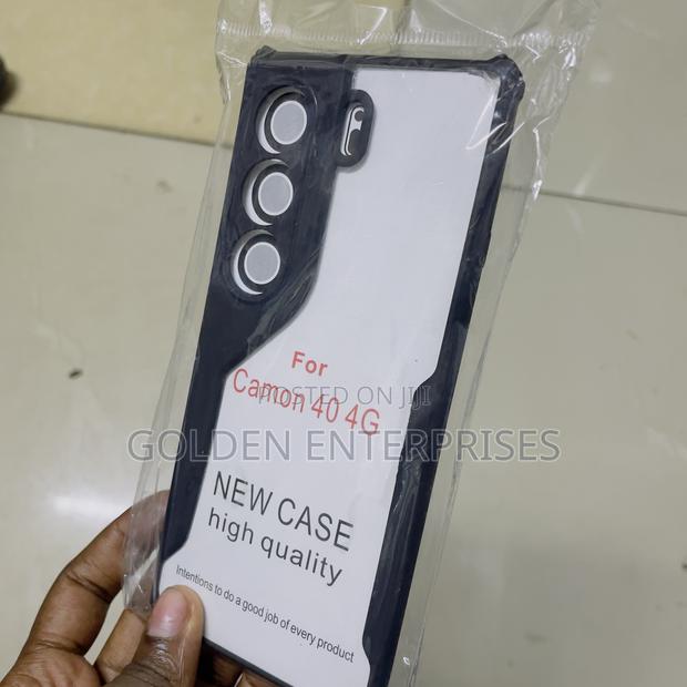 Tecno Camon 40 4g Silicone Clear Back Cover - thumbnail 2