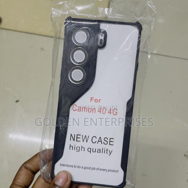Tecno Camon 40 4g Silicone Clear Back Cover