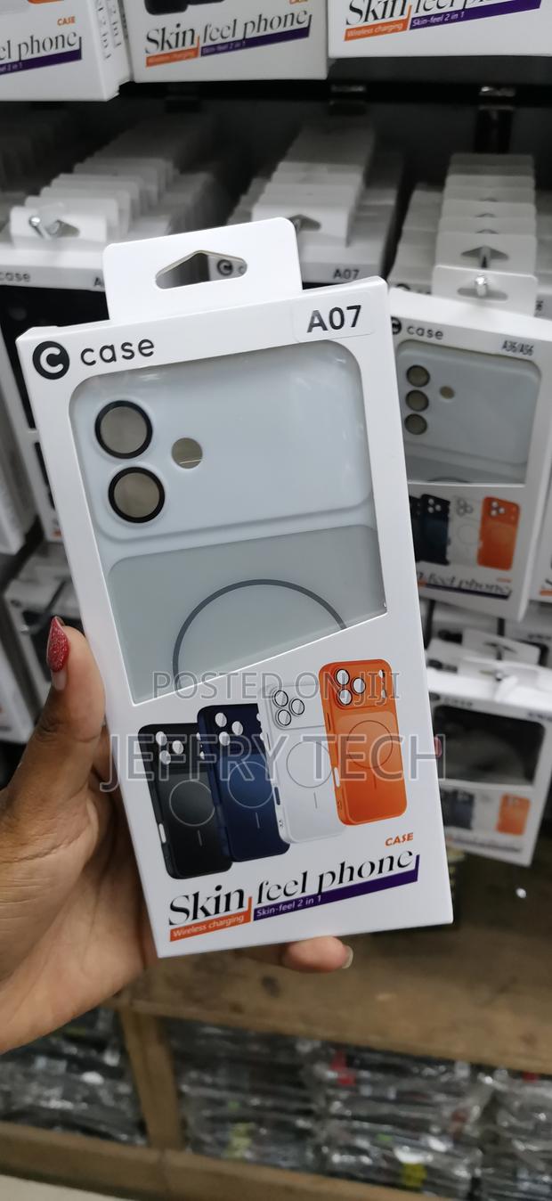 Mawer Magnetic Compatible Case for Samsung Galaxy A07 -White
