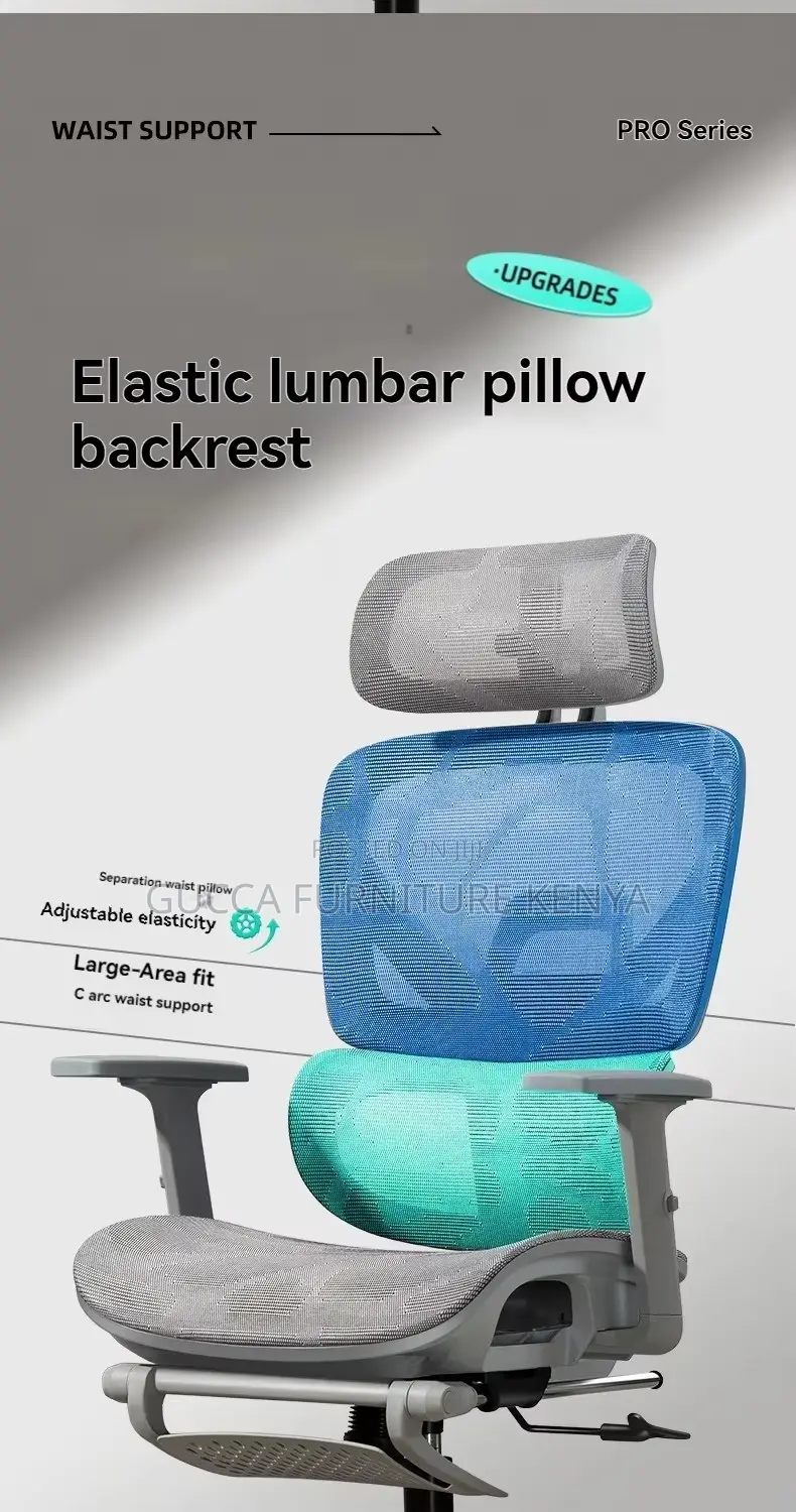 Orthopedic Office Chair With Footrest