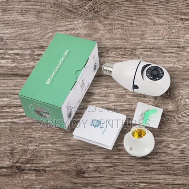 CCTV Bulb PTZ Camera Indoor Wifi With Two Way Talk Night Vision