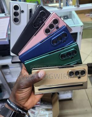 Samsung Galaxy Fold 6 Leather Case With Protector And Pen - thumbnail 2