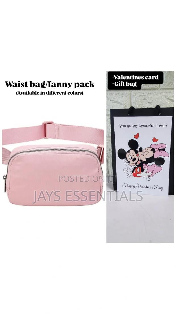 Perfect Valentine Gift-Trendy Waist Bag,Gift Bag and Valentines Card