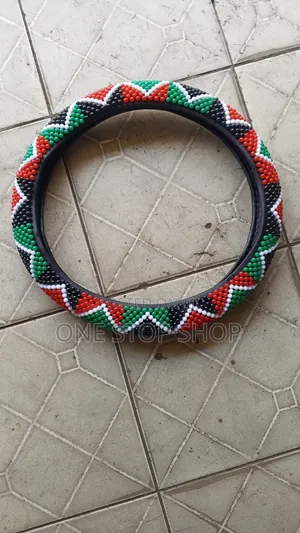 38cm Colorful Car Interior Decor Beaded Steering