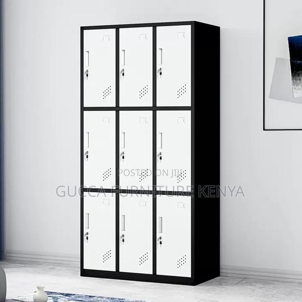 9-doors Metallic Office Locker Cabinet - thumbnail 2