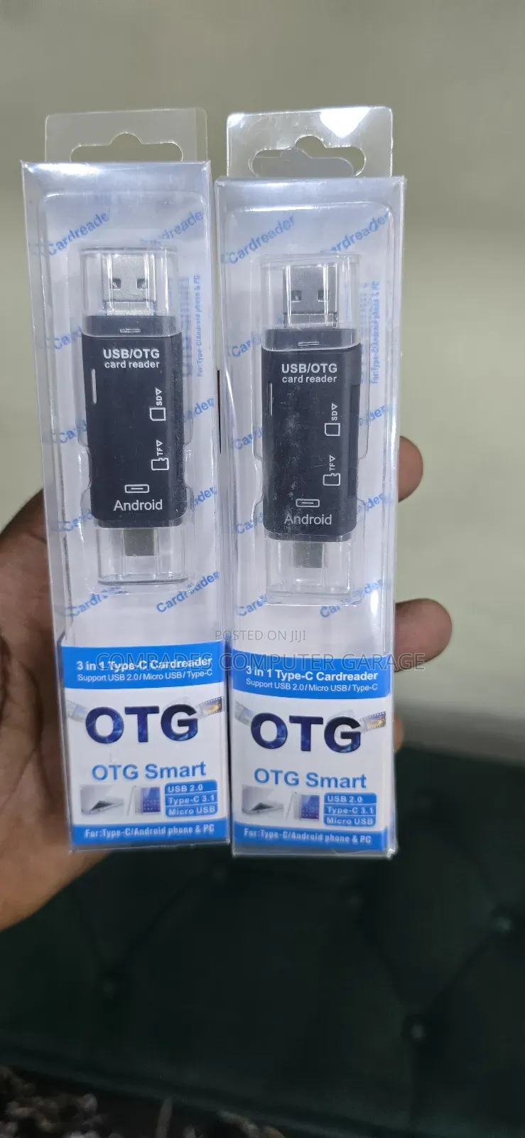 3-in-1 Otg Smart Card Reader