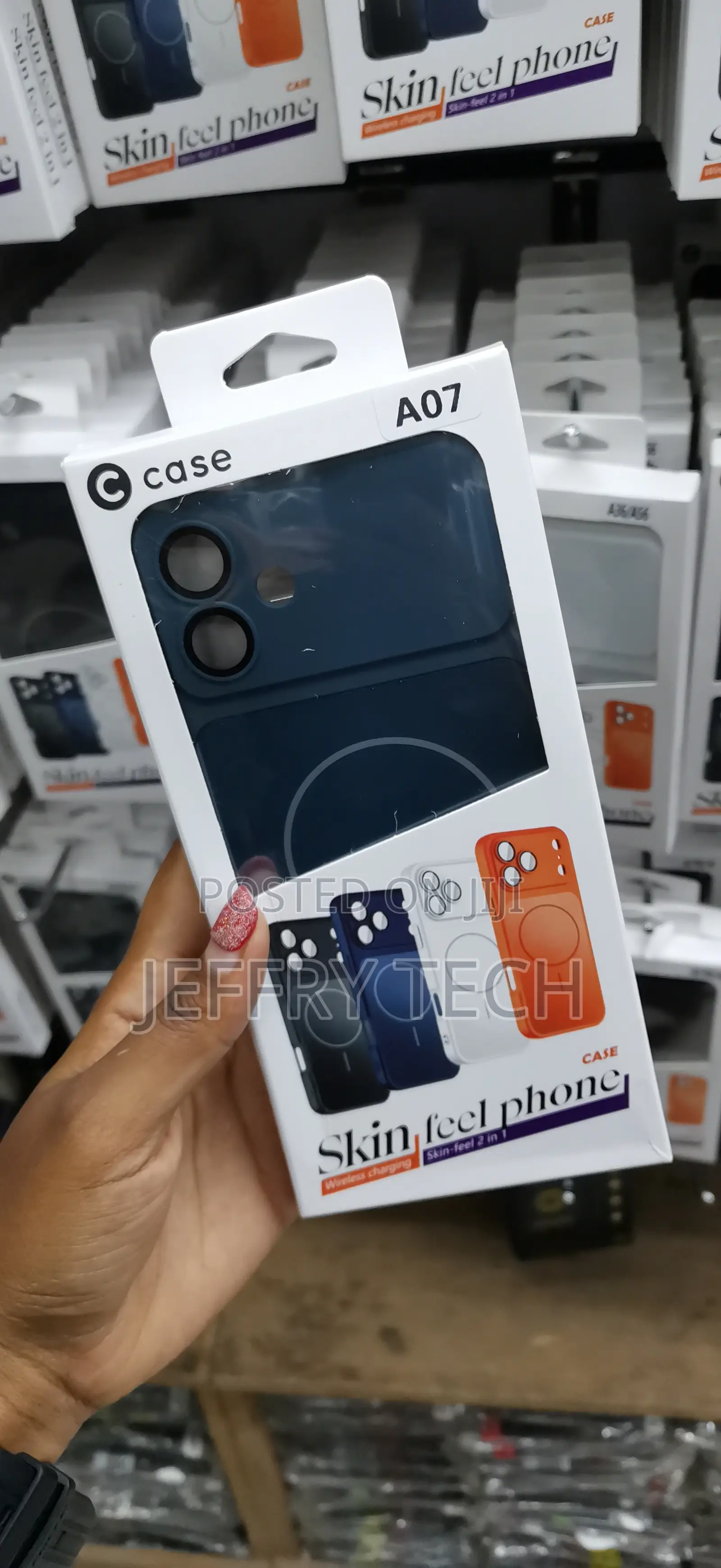 Xunxs Samsung Galaxy A07 Magsafe Tpu Hybrid Pc Phone Case-Blue