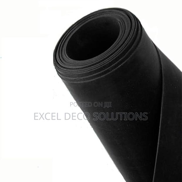Solid Neoprene Rubber Mat – Tough Flexible Flooring Mat - main view