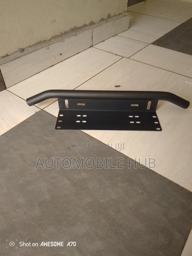 Front Bull Bar License Plate Bracket – Universal Fit